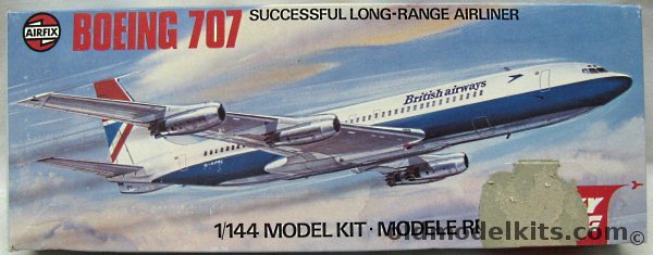 Airfix 1/144 Boeing 707 - British Airways - Sky King Issue, 04170-0 plastic model kit